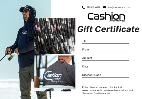 Fishing Gift Certificates and Online Gift Cards for Fishermen