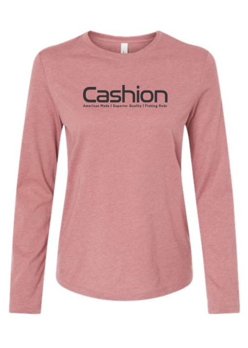 Ladies Mauve Long Sleeve Tee